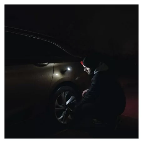 EMOS COB LED fém zseblámpa, 2xAAA, 180lm, IP44