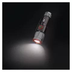 EMOS LED tölthető fém zseblámpa 300 lm, 700 mAh