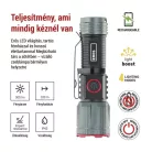 EMOS LED tölthető fém zseblámpa 300 lm, 700 mAh