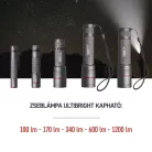 EMOS ULTIBRIGHT 70 CREE LED fém zseblámpa, 340lm