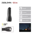 EMOS LED műanyag zseblámpa 55 lm 2xAA
