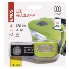 EMOS COB LED Fejlámpa 2w 150lm