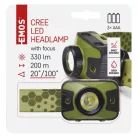 EMOS CREE LED Fejlámpa 330lm