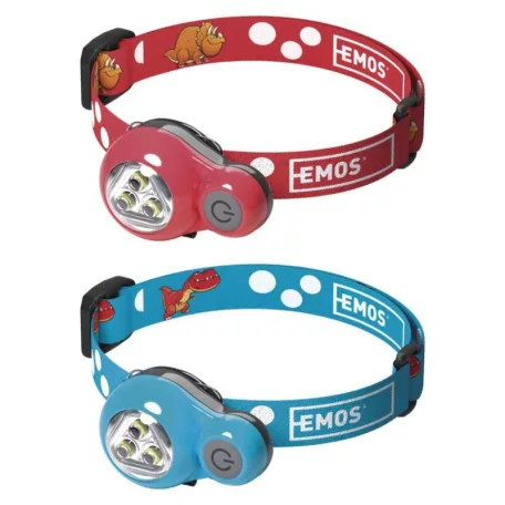 EMOS FEJLÁMPA 3x LED 2x CR2032, 8 db, display box