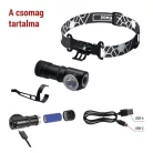 EMOS LED Fejlámpa tölthető P3544, 500 lm, 120 m, Li-Ion 800 mAh