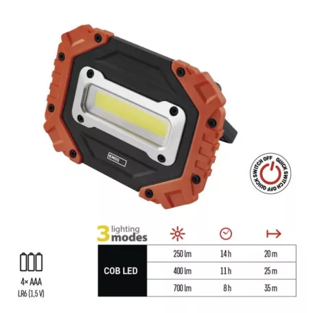 EMOS COB LED munkalámpa 700 lm