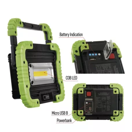 EMOS Akkumulátoros COB LED lámpa 5W 600lm