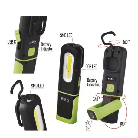 EMOS AKKUMULÁTOROS LED LÁMPA P4537, 330 lm, 1200mAh
