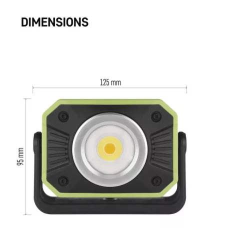 EMOS Akkumulátoros COB LED lámpa 900lm