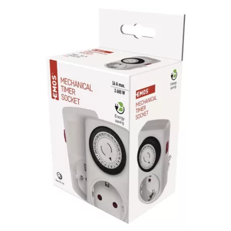 EMOS Mechanikus időkapcsoló 15D-3A IP20 SCHUKO