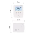 Programozható vezeték nélküli OpenTherm szobatermosztát 2 vevőegységgel P5611OT.2R