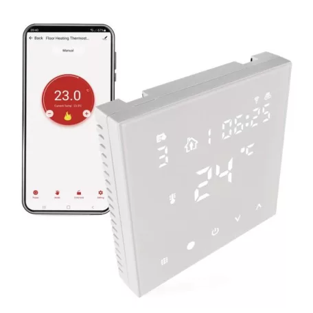 GoSmart Programozható vezetékes termosztát padlófűtéshez WiFi-vel P56201UF