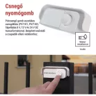 Csere gomb a P57101, P57102 vezetékes ajtócsengőkhöz