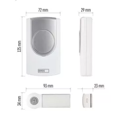 Vezeték nélküli csengő P5723, 3x AA
