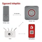GoSmart Vezeték nélküli csengő P5735SS wifivel