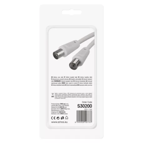 EMOS Antenna koax kábel 2,5m