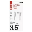 EMOS Antenna koax kábel 90° 3,5m