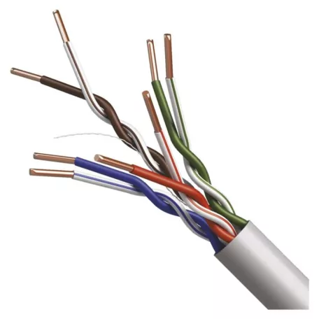 EMOS UTP kábel CAT5E PVC CCA, 100m