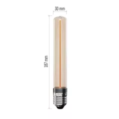 LED izzó DECO T30 / E27 / 2 W (11 W) / 100 lm / flame