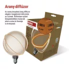 LED izzó DECO G130SRA / E27 / 4 W (22 W) / 220 lm / flame