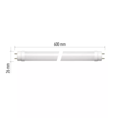 LED Fénycső T8 9 W 1000 lm 60 cm, természetes fehér 25 db