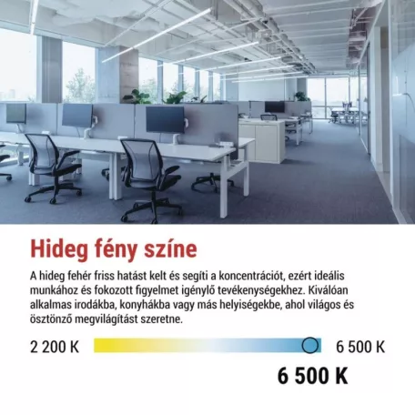 EMOS LED Fénycső T8 18 W 1 980 lm 120 cm, Hideg fehér