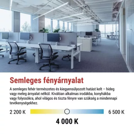 LED Fénycső T8 24 W 2 460 lm 150 cm, természetes fehér