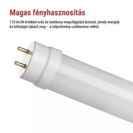 EMOS LED Fénycső T8 24 W 2 640 lm 150 cm, Hideg fehér