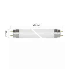  LED Fénycső T8 6,5 W 1100 lm 60 cm, természetes fehér 10 db.