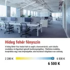 EMOS LED Fénycső T8 6,5 W 1 100 lm 60 cm, Hideg fehér 10 db.