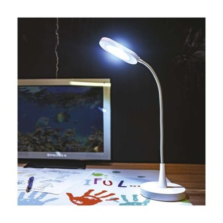 EMOS LED asztali lámpa white & home, fehér