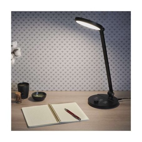 EMOS Charles LED asztali lámpa, fekete