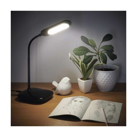EMOS Lily LED asztali lámpa, fekete