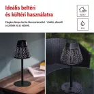 EMOS Grace LED asztali lámpa, újratölthető, fekete