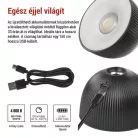 EMOS Sophie LED asztali lámpa, újratölthető, fekete
