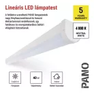 LED lineáris lámpatest PANO 40W, semleges fehér
