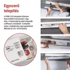 LED lineáris lámpatest PANO 50W, semleges fehér