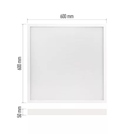 EMOS LED panel BAXXO felületi szerelés 36W 4320lm IP20 természetes fehér UGR