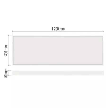 EMOS LED panel BAXXO felületi szerelés 36W 4320lm IP20 természetes fehér