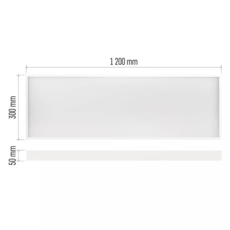 EMOS LED panel BAXXO felületi szerelés 36W 4320lm IP20 természetes fehér UGR