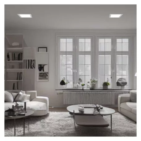 LED süllyesztett lámpatest NEXXO, négyzet, fehér, 18W, természetes fehér