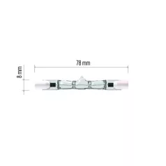   EMOS ECO lineáris halogén izzó J78 230V 120W 2250lm meleg fehér