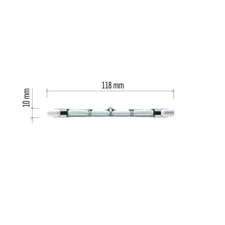EMOS ECO lineáris halogén izzó J118 230V 140W 2680lm meleg fehér