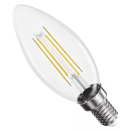 LED izzó Filament gyertya / E14 / 1,8 W (25 W) / 250 lm / Meleg fehér