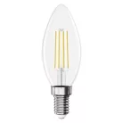 LED izzó Filament gyertya / E14 / 3,4 W (40 W) / 470 lm / Meleg fehér