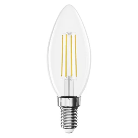 LED izzó Filament gyertya / E14 / 3,4 W (40 W) / 470 lm / Meleg fehér