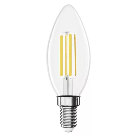 LED izzó Filament gyertya / E14 / 5,9 W (60 W) / 806 lm / Természetes fehér