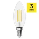 LED izzó Filament gyertya / E14 / 7 W (75 W) / 1055 lm / Meleg fehér