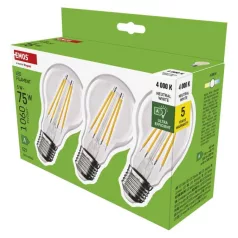   LED izzó Filament A CLASS A60 / E27 / 5 W (75 W) / 1 060 lm / természetes fehér