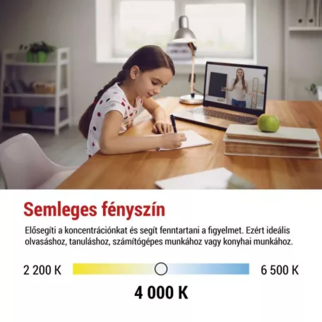 LED izzó Filament A60 A CLASS / E27 / 7,2 W (100 W) / 1521 lm / természetes fehér